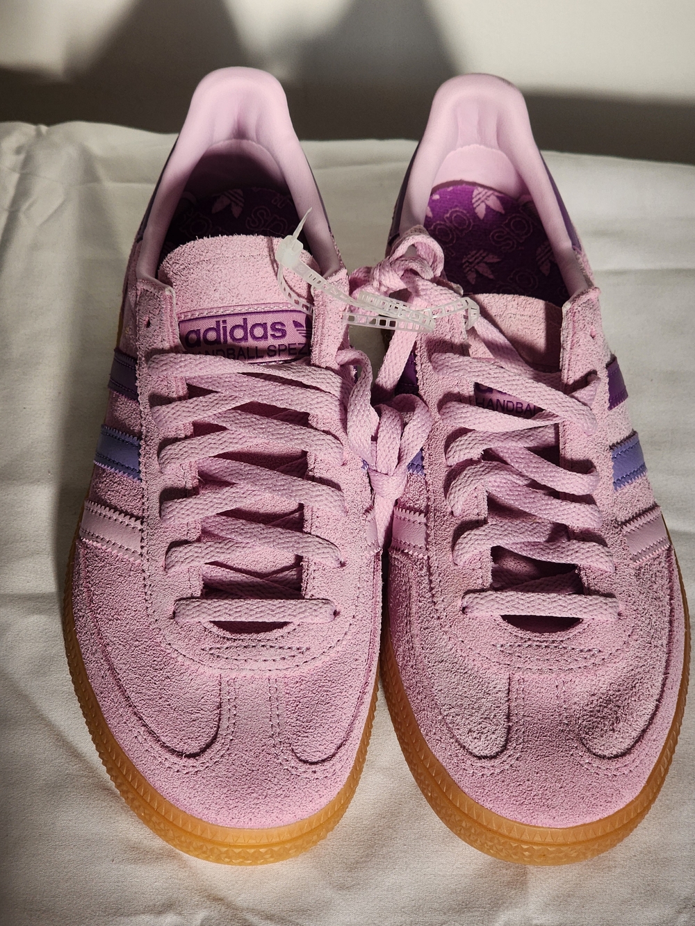 Women's Adidas Handball Spezial Lavender Suede Sneakers - NWOT - Size 6.5